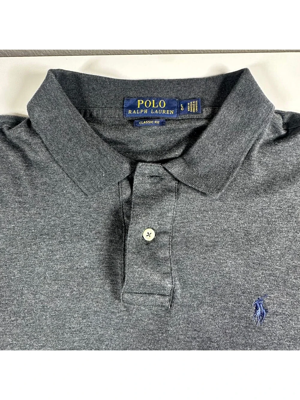 Polo Ralph Lauren Gray Polo L